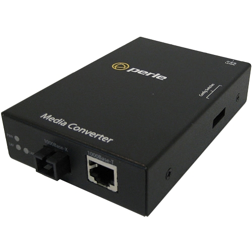 Perle Gigabit Ethernet Stand-Alone Media Converter 05050084 S-1000-S1SC10D
