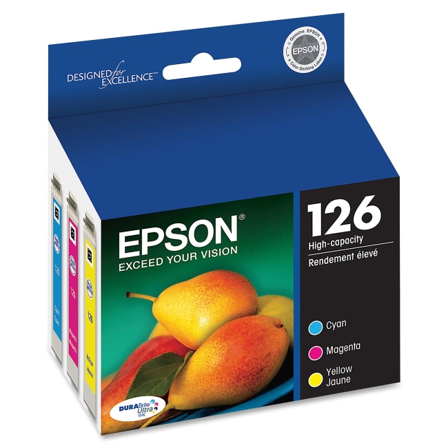 Epson DURABrite High Capacity Multi-Pack Ink Cartridge T126520 126