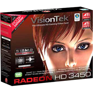 Visiontek Radeon HD 3450 Graphics Card 900321