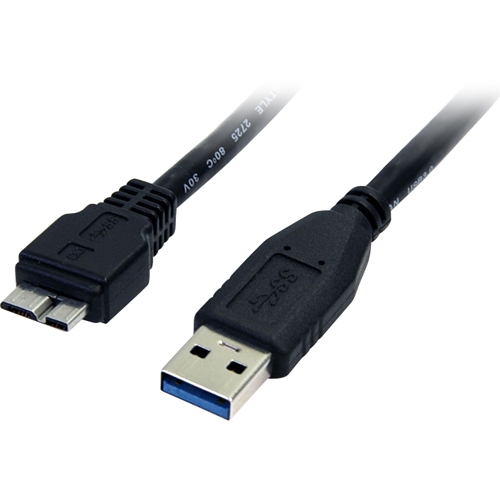 StarTech.com 3 ft Black SuperSpeed USB 3.0 Cable A to Micro B - M/M USB3SAUB3BK