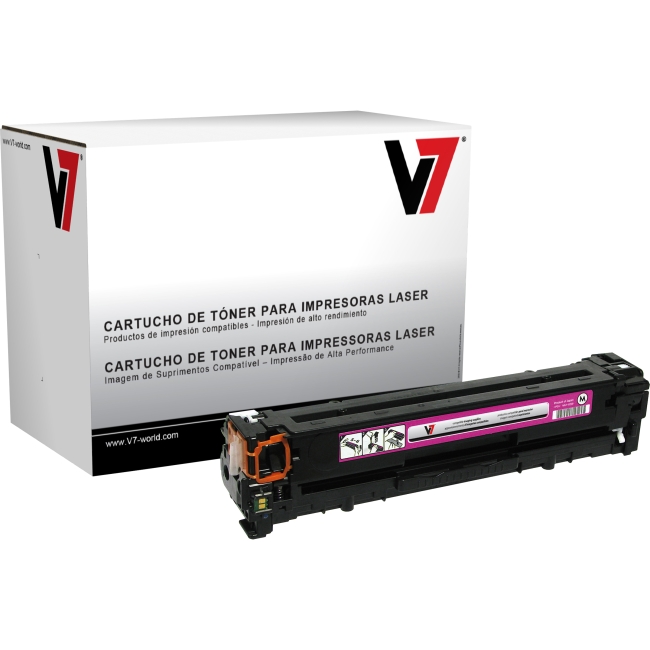 V7 Magenta Toner Cartridge, Magenta For HP Color LaserJet CP1210, CP1215, CP1215 THM21215