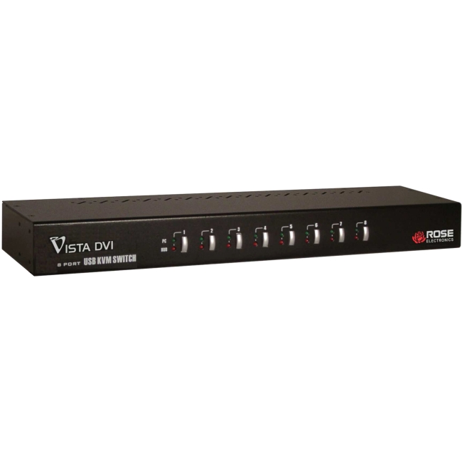 Rose Electronics Vista 8TDVI/A1 KVM Switch KVM-8TDVI/A1