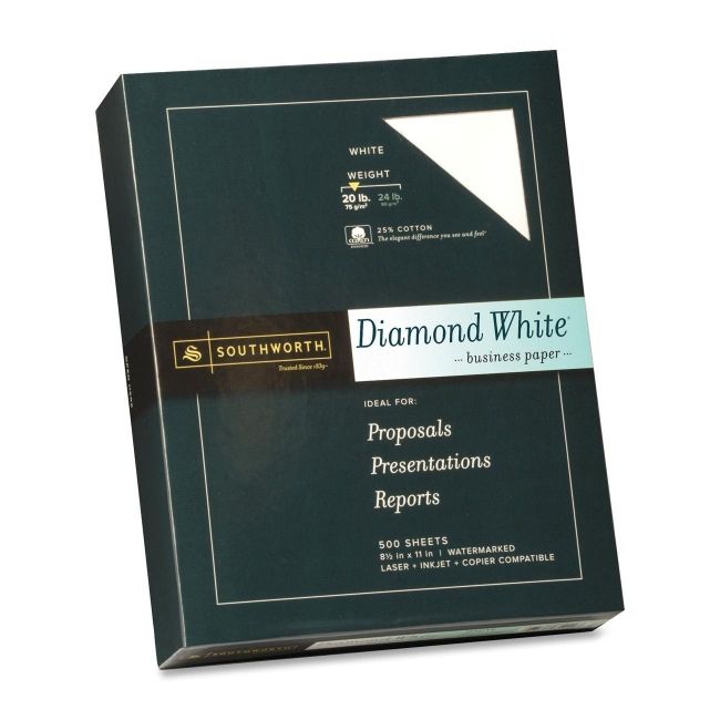 Southworth Company, Agawam, MA Diamond White Paper 31-220-10 SOU3122010