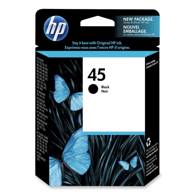 HP Black Ink Cartridge 51645A#140 45
