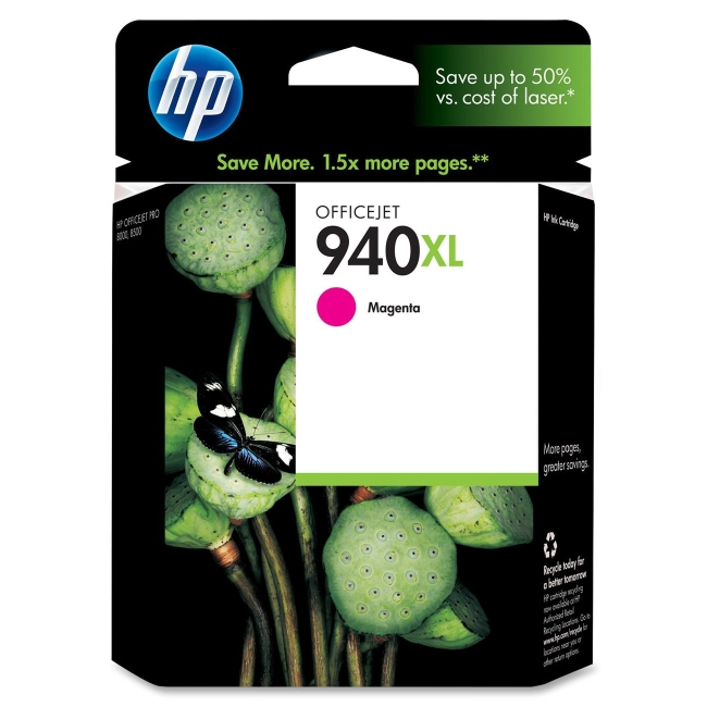HP Magenta Ink Cartridge C4908AN#140 940XL