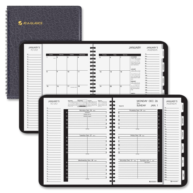 Mead Weekly and Monthly Triple View Appointment Book 70-100V-05 AAG70100V05 1170100V0506
