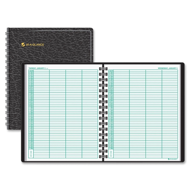 Mead 4-Person Daily Group Appointment Book 70-822-05 AAG7082205