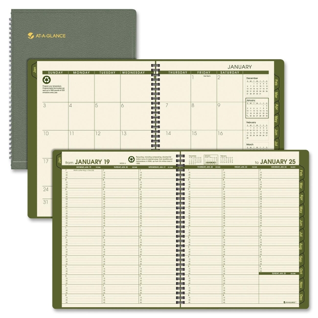 Mead Eco-friendly Appointment Book 70-950G-60 AAG70950G60 70950G6009
