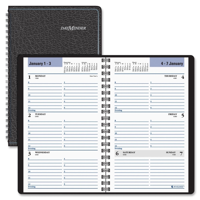 Mead DayMinder 2 Pages Per Week Weekly Appointment Book G200-00 AAGG20000