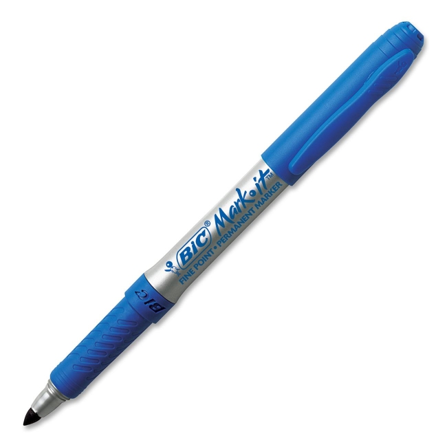 BIC Mark-it Gripster Permanent Marker GPM11-BE BICGPM11BE GPM11 BLU