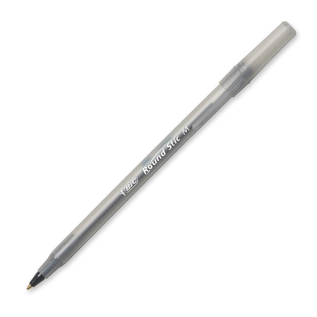 BIC Round Stic Pen GSM11-BK BICGSM11BK GSM11 BLK