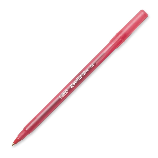 BIC Round Stic Pen GSM11-RD BICGSM11RD GSM11 RED