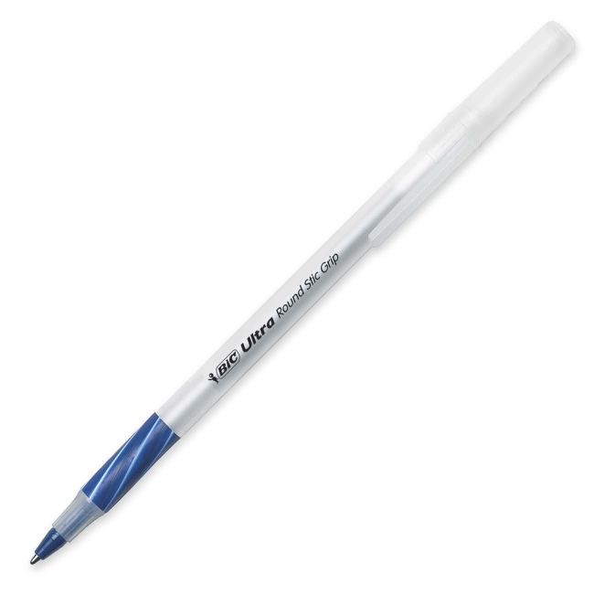 BIC Round Stic Comfort Grip Pen GSMG11-BE BICGSMG11BE GSMG11 BLU