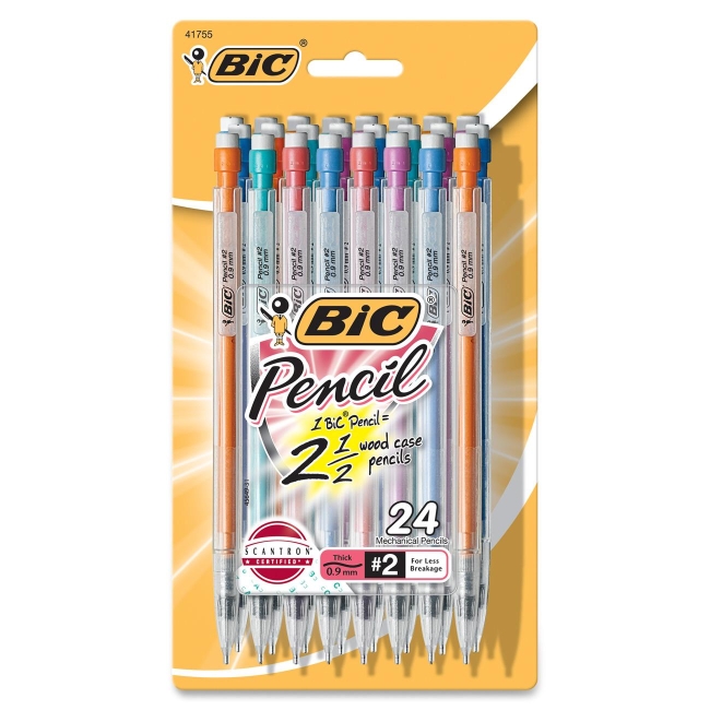 BIC Mechanical Pencil With Pocket Clip MPLWP241 BICMPLWP241