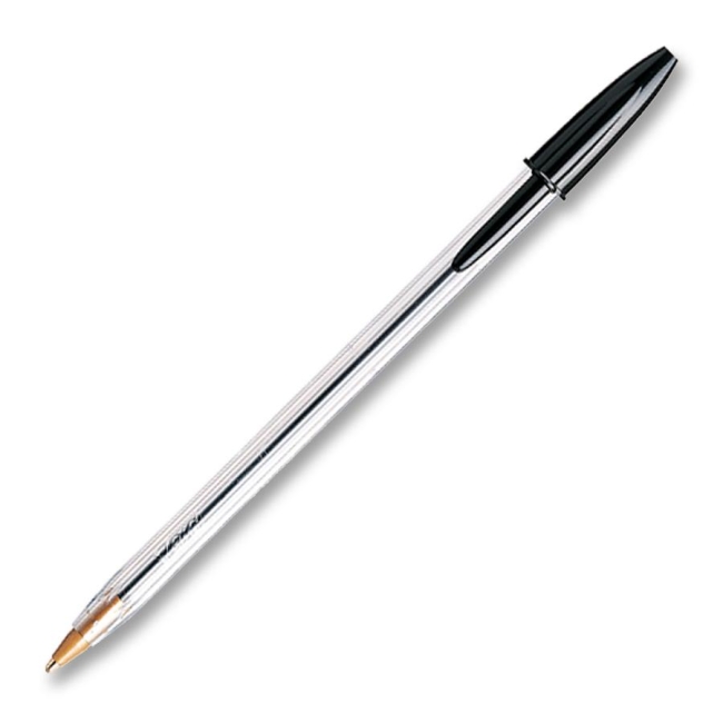 BIC Cristal Ballpoint Pen MS11-BK BICMS11BK MS11 BLK