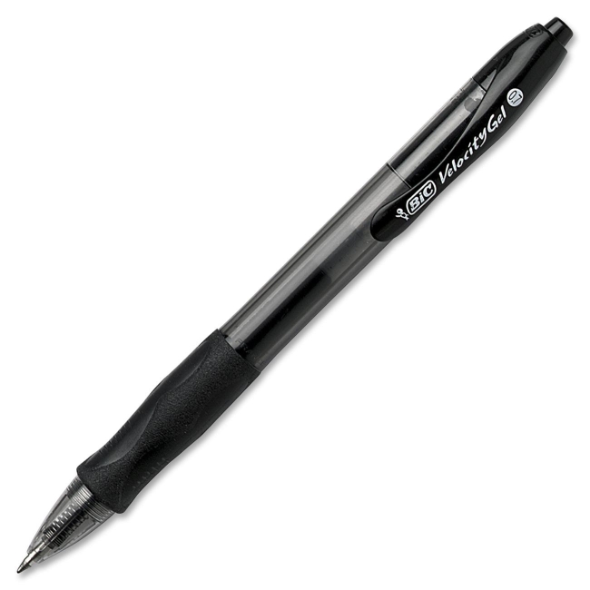 BIC Velocity Gel Retractable Pen RLC11-BK BICRLC11BK RLC11 BLK