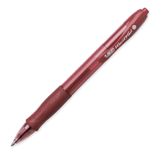 BIC Velocity Gel Retractable Pen RLC11-RD BICRLC11RD RLC11 RED