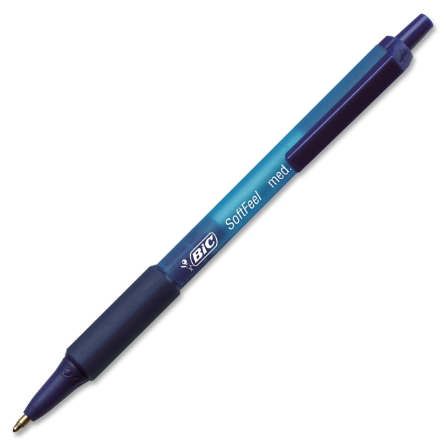 BIC Soft Feel Retractable Ball Pen SCSM11-BE BICSCSM11BE SCSM11 BLU