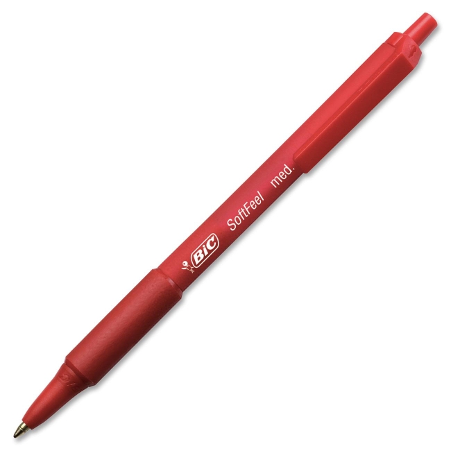 BIC SoftFeel Ballpoint Pen SCSM11-RD BICSCSM11RD SCSM11 RED