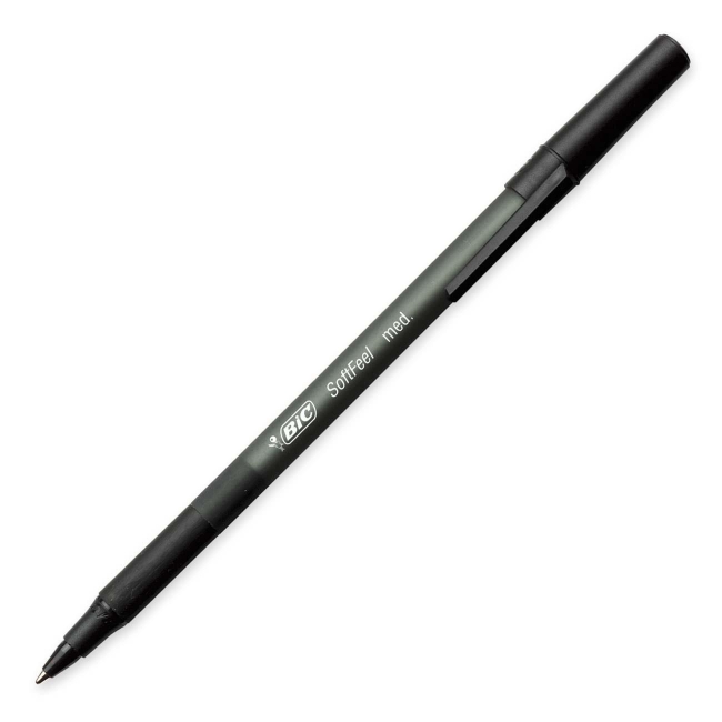 BIC SoftFeel Stick Pen SGSM11-BK BICSGSM11BK SGSM11 BLK