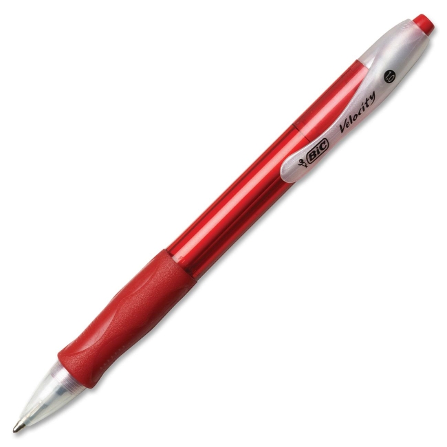 BIC Velocity Retractable Ballpoint Pen VLG11-RD BICVLG11RD VLG11 RED