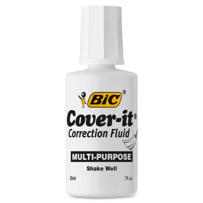 BIC Multipurpose Correction Fluid WOC12WE BICWOC12WE WOC12