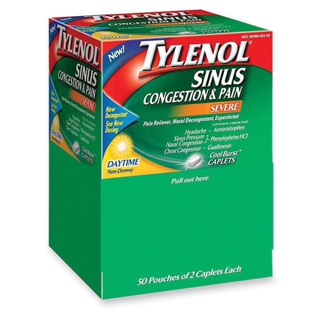 Tylenol Sinus/Congestion Medicine JOJ0 Johnson  Johnson 0262509 MCL0262509