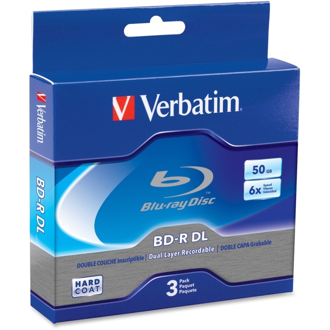 Verbatim Blu-ray Dual Layer BD-R DL 6x Disc 97237