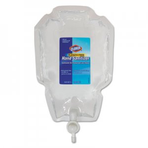 Clorox Hand Sanitizer Push Button Dispenser Refill, 1 L Bag CLO01753 01753