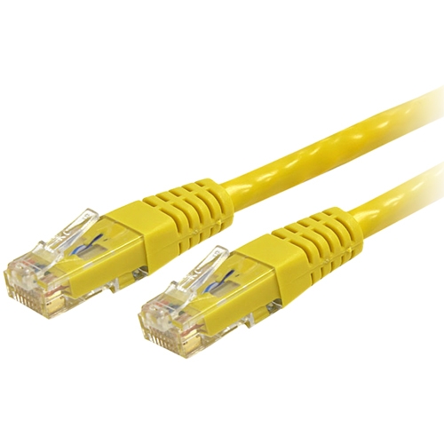 StarTech.com 8ft Yellow Cat6 UTP Patch Cable ETL Verified C6PATCH8YL