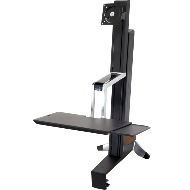 Ergotron WorkFit-S Single LD Sit-Stand Workstation 33-342-200