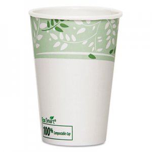Dixie EcoSmart Hot Cups, Paper w/PLA Lining, Viridian, 16oz, 1000/Carton DXE2346PLA 2346PLA