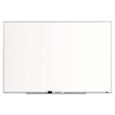 Quartet Dry Erase Board, Melamine Surface, 24 x 18, Silver Aluminum Frame QRT75112 75112B