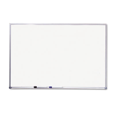 Mead Dry Erase Board, Melamine Surface, 72 x 48, Aluminum Frame 85358 MEA85358 B36