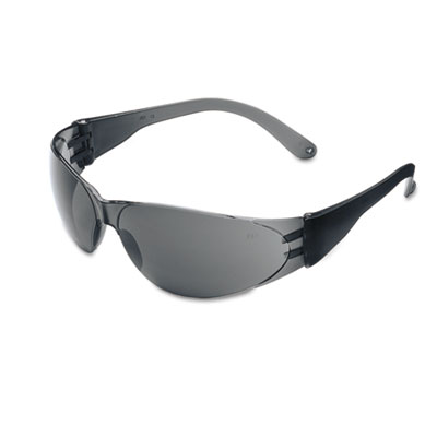 Crews Checklite Scratch-Resistant Safety Glasses, Gray Lens CL112 CRWCL112