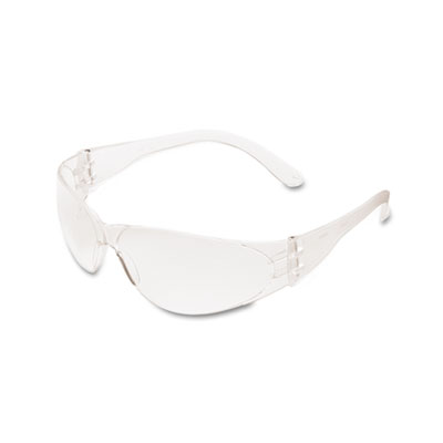 Crews Checklite Scratch-Resistant Safety Glasses, Clear Lens CL110 CRWCL110