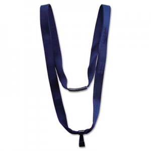 Advantus Earth-Friendly Lanyard, J-Hook Style, 36" Long, Blue, 10/Pack AVT75575 75575