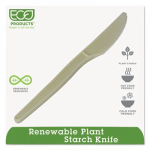 Eco-Products Plant Starch Knife - 7", 50/PK ECOEPS001PK EP-S001PK