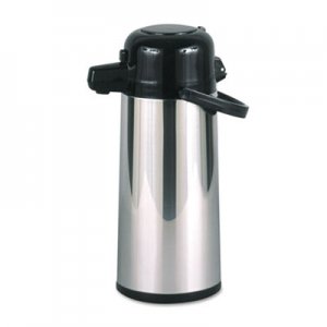 Hormel Commercial Grade 2.2L Airpot, w/Push-Button Pump, Stainless Steel/Black HORPAE22B PAE-22B