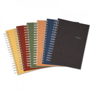 Mead Recycled Notebook, College Ruled, 9 1/2 x 6, 120 Sheets, Perforated, Assorted MEA06674 06674