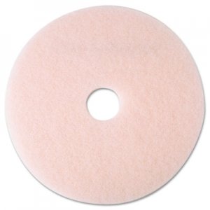 3M Ultra High-Speed Eraser Floor Burnishing Pad 3600, 19" Diameter, Pink, 5/Carton MMM25857 3600