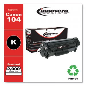 Innovera Remanufactured 0263B001AA Toner, 2000 Yield, Black IVR104