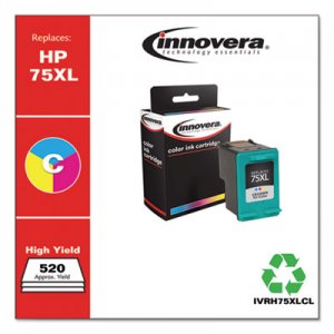 Innovera Remanufactured CB338WN (75XL) High-Yield Ink, Tri-Color IVRH75XLCL
