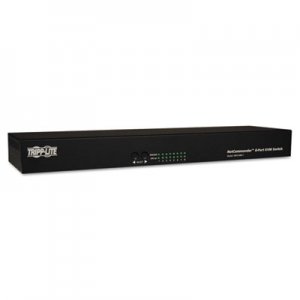 Tripp Lite 8-Port NetCommander 1U Rackmount Cat5 KVM Switch, TAA Compliant TRPB0720081 B072-008-1