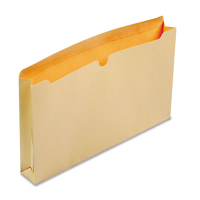 S J Paper Reinforced File Jackets, Two Inch Expansion, Legal, 11 Point Manila, 50/Carton S11822 SJPS11822