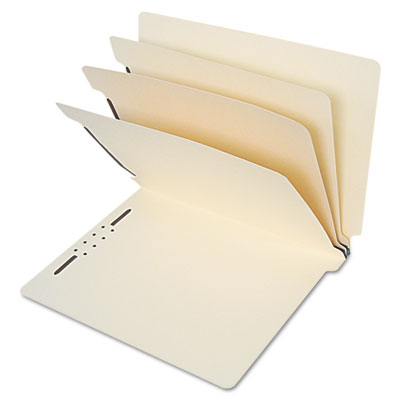 S J Paper Manila End Tab Classification Folders, Letter, Six-Section, 15/Box S59760 SJPS59760