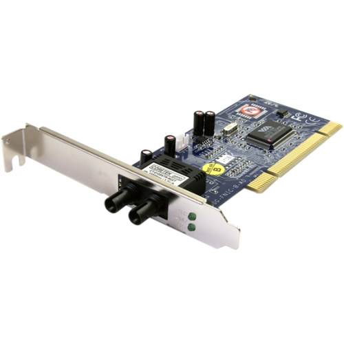 StarTech.com 100Mbps PCI Multi Mode ST Fiber Ethernet NIC Network Adapter Card PCI100MMST