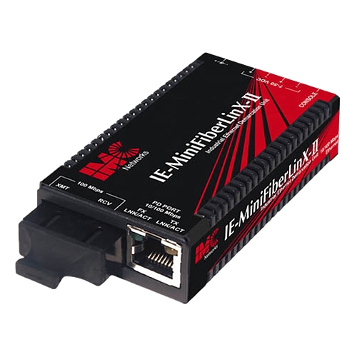 IMC IE-MiniFiberLinX-II Fast Ethernet Media Converter 856-19753