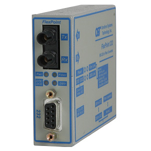 Omnitron FlexPoint RS-232 to Fiber Media Converter 4483-1