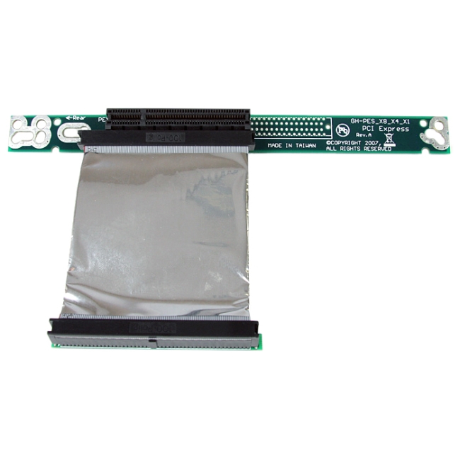 StarTech.com PCI Express Riser Card x8 Left Slot Adapter 1U with Flexible Cable PEX8RISERF